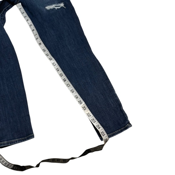 American Eagle midrise next level distressed skinny jeans size 8 - Picture 9 of 11